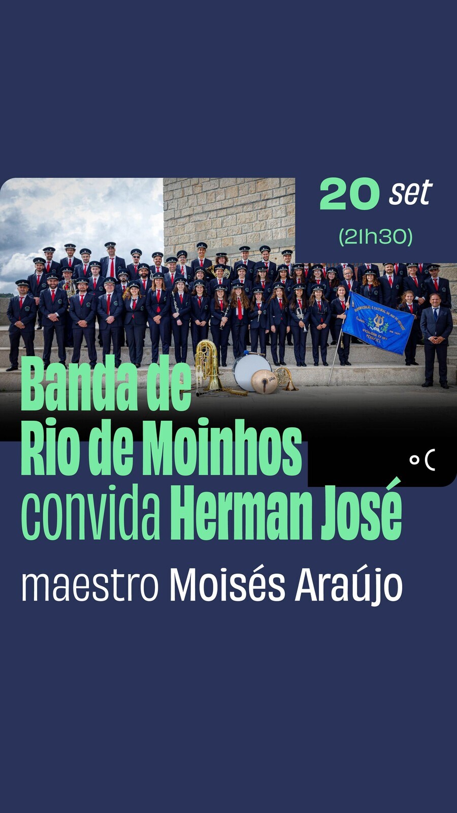 Banda de Rio de Moinhos convida Herman José