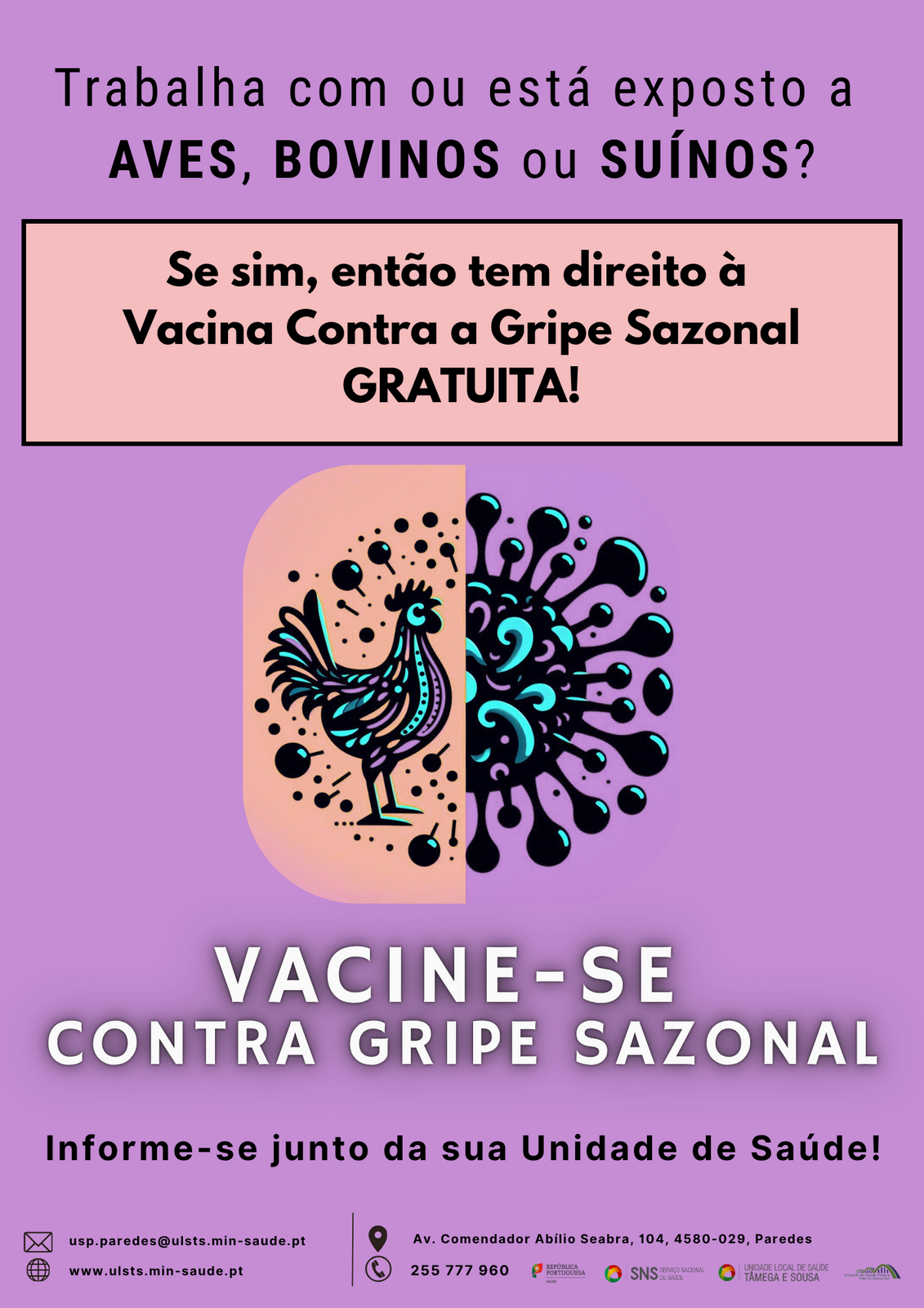 Panfleto Vacina&ccedil;&atilde;o Gripe Sazonal_Sa&uacute;de Ocupacional