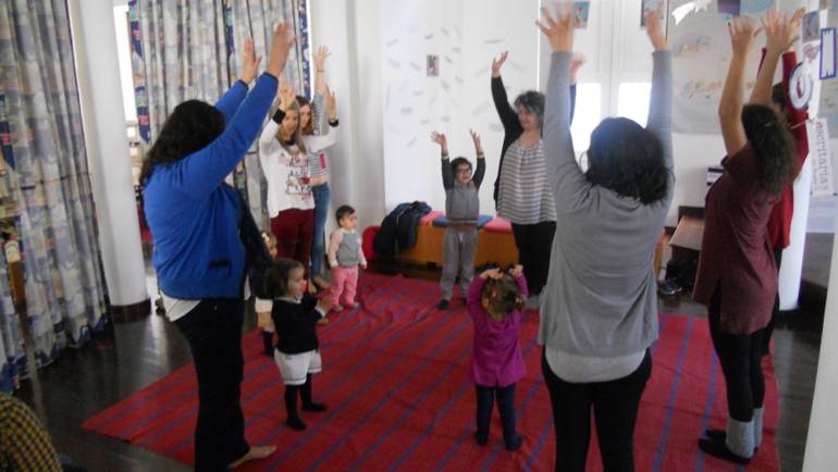 Yoga para pais e filhos