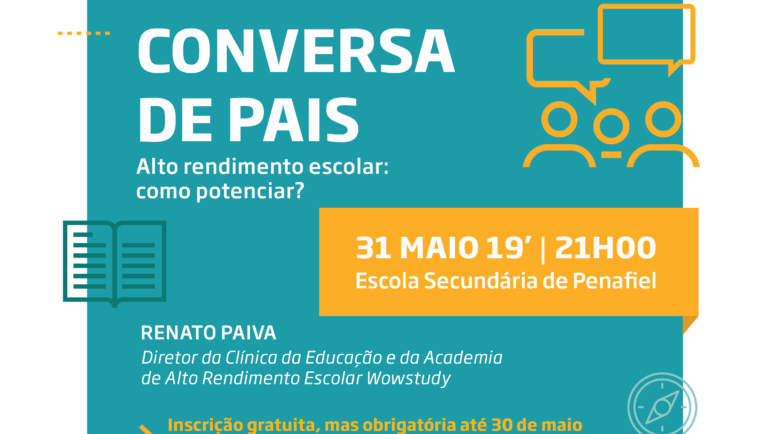 PLANO INTEGRADO E INOVADOR DE COMBATE AO INSUCESSO ESCOLAR VAI ENVOLVER PAIS E ALUNOS SOBRE “ALTO RENDIMENTO ESCOLAR”