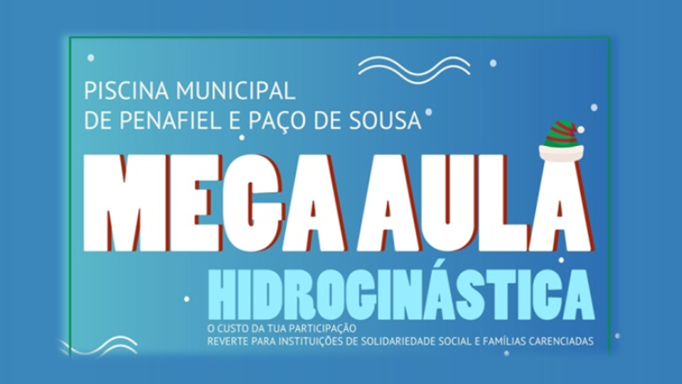 HIDROGINÁSTICA: MEGA AULA SOLIDÁRIA