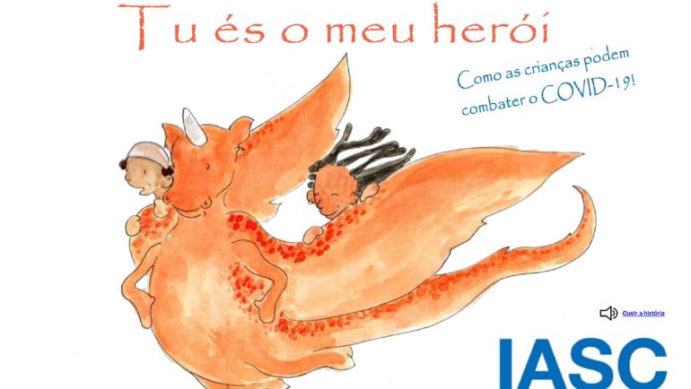 LIVRO “TU ÉS O MEU HERÓI” EXPLICA A TEMÁTICA COVID-19 ÀS CRIANÇAS