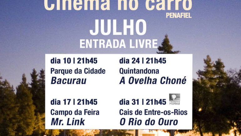 CÂMARA DE PENAFIEL ORGANIZA 4 SESSÕES DE CINEMA PARA VER DENTRO DO CARRO E AO AR LIVRE