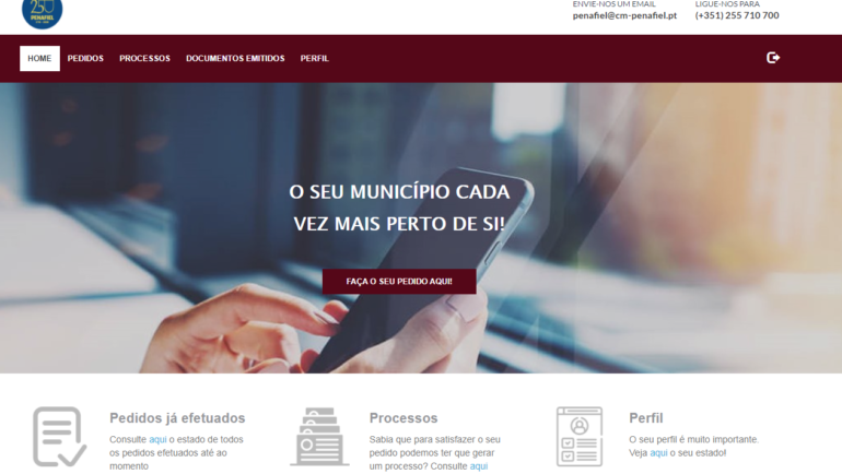 MUNICÍPIO DE PENAFIEL JÁ TEM PLATAFORMA DE ATENDIMENTO ONLINE