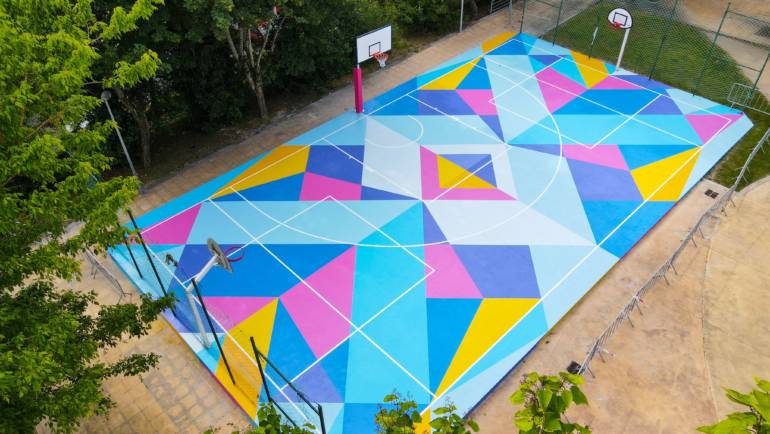 PENAFIEL GANHA DOIS CAMPOS ICÓNICOS DE BASKET COM ARTE DE MATILDE HORTA E FLIX