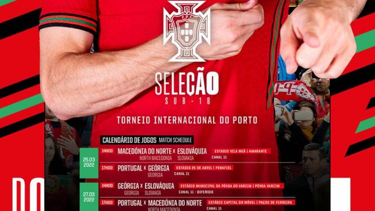 PENAFIEL RECEBE JOGO DA SELEÇÃO NACIONAL SUB-18 FRENTE À GEÓRGIA