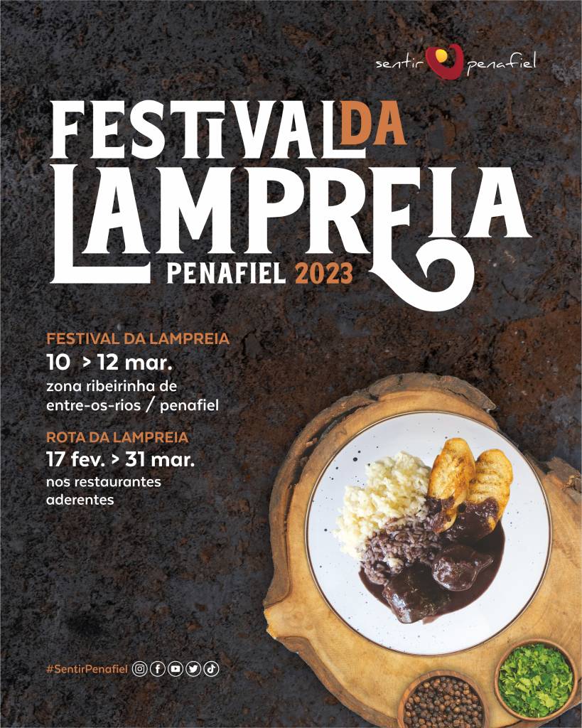 O Festival da Lampreia de Penafiel regressa de 10 a 12 de março, na zona ribeirinha de Entre-os-Rios