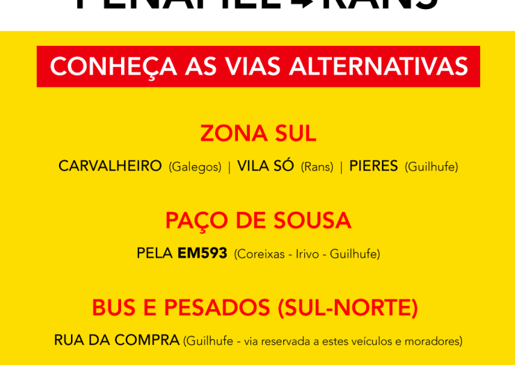 CONHEÇA AS VIAS ALTERNATIVAS ÀS OBRAS DO IC35