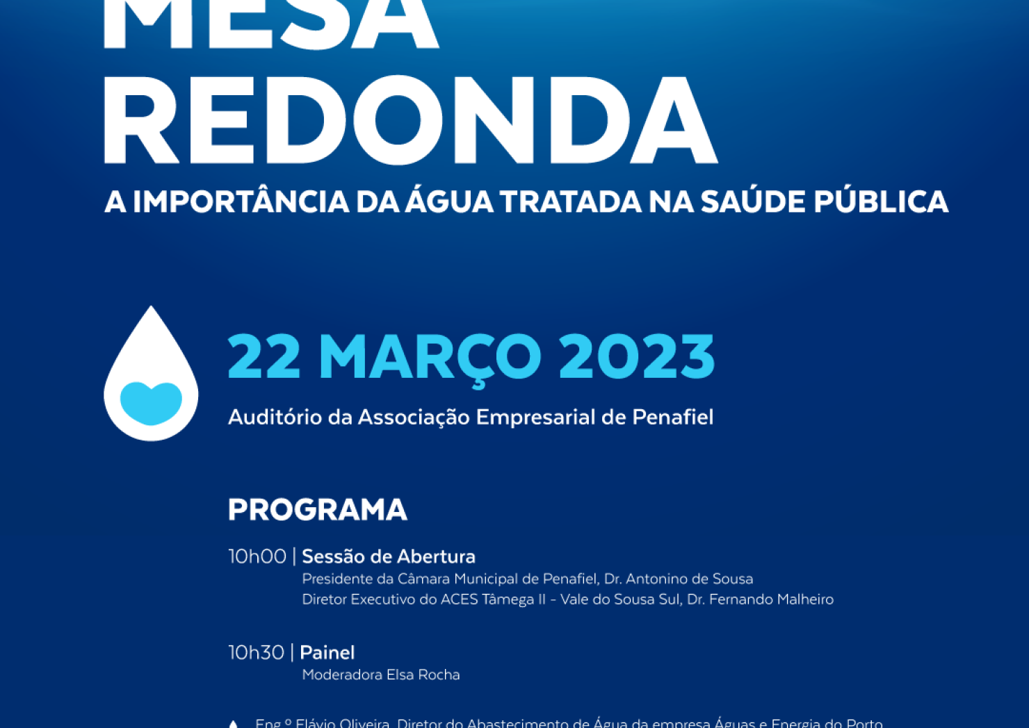 A IMPORTÂNCIA DA ÁGUA TRATADA NA SAÚDE PÚBLICA: DIA MUNDIAL DA ÁGUA ASSINALADO EM PENAFIEL