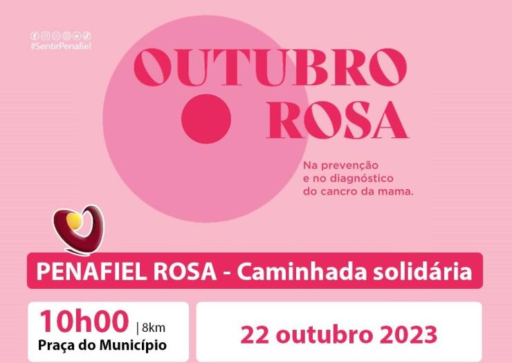 CAMINHADA “PENAFIEL ROSA” ASSINALA MÊS DE PREVENÇÃO DO CANCRO DA MAMA